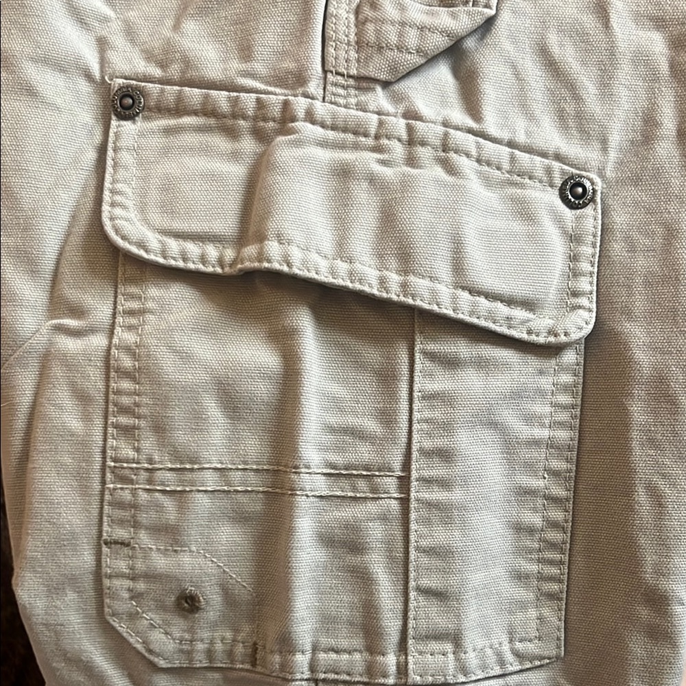 Columbia Tan Cargo Pants Relaxed Fit - Picture 5 of 8
